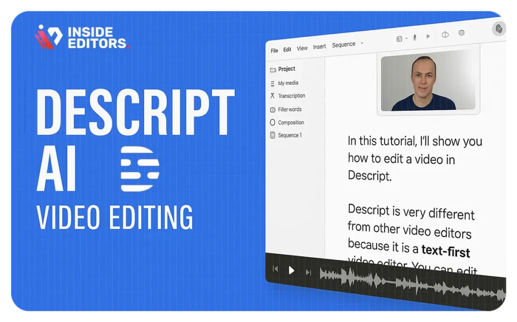 Thumbnail image for Complete Descript AI Video Editing Guide by Inside Editors