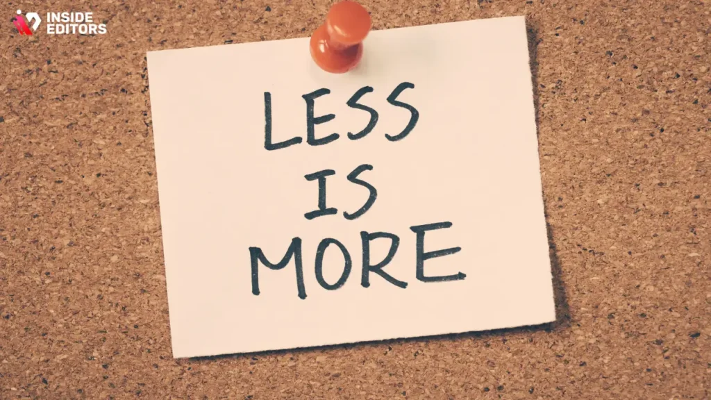 How Much Work to Include - and Why Less Is More