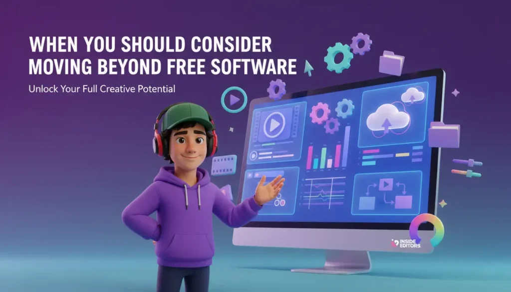 A creator evaluating advanced tools beyond free gaming video editors.