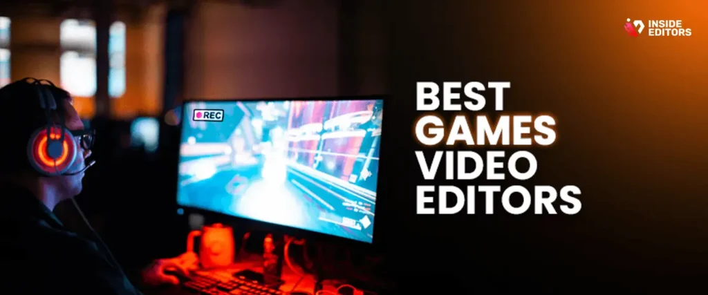Professional using gaming video editing software to assist creators.
