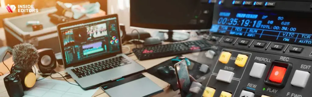 Performance metrics displayed within a gaming video editor environment.