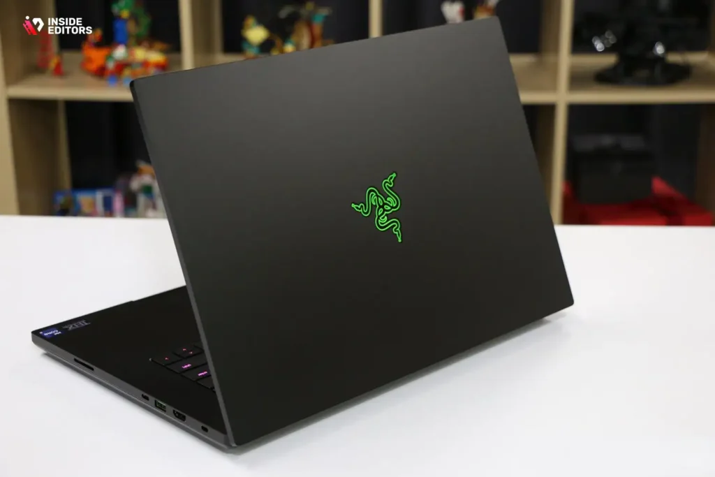 Razer Blade 16 used as a powerful gaming video editing laptop.