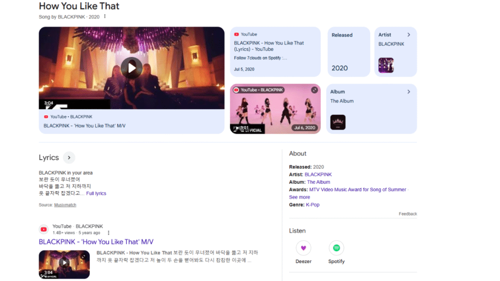 How You Like That – BLACKPINK (26+ Million Likes)