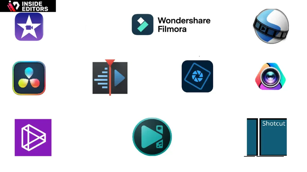 Different editing styles shown across a gaming video editor timeline.