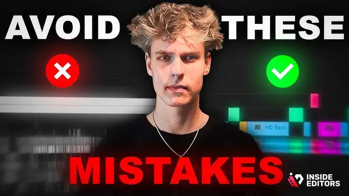 Common mistakes in gaming video editing for beginners.