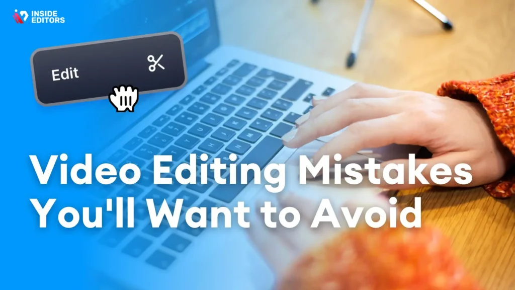 Timeline inside a gaming video editor showing common editing mistakes.