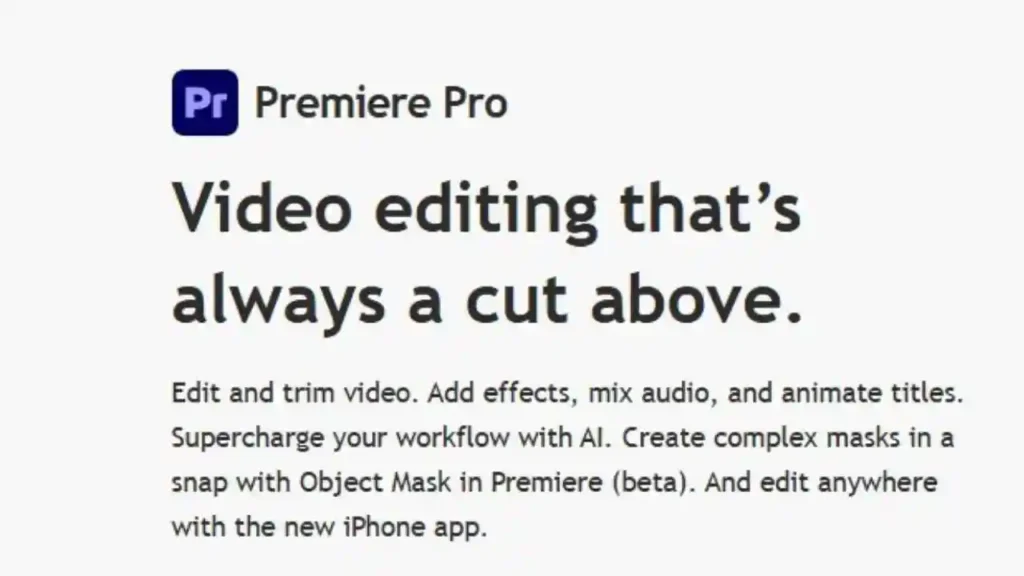 Adobe Premiere Pro