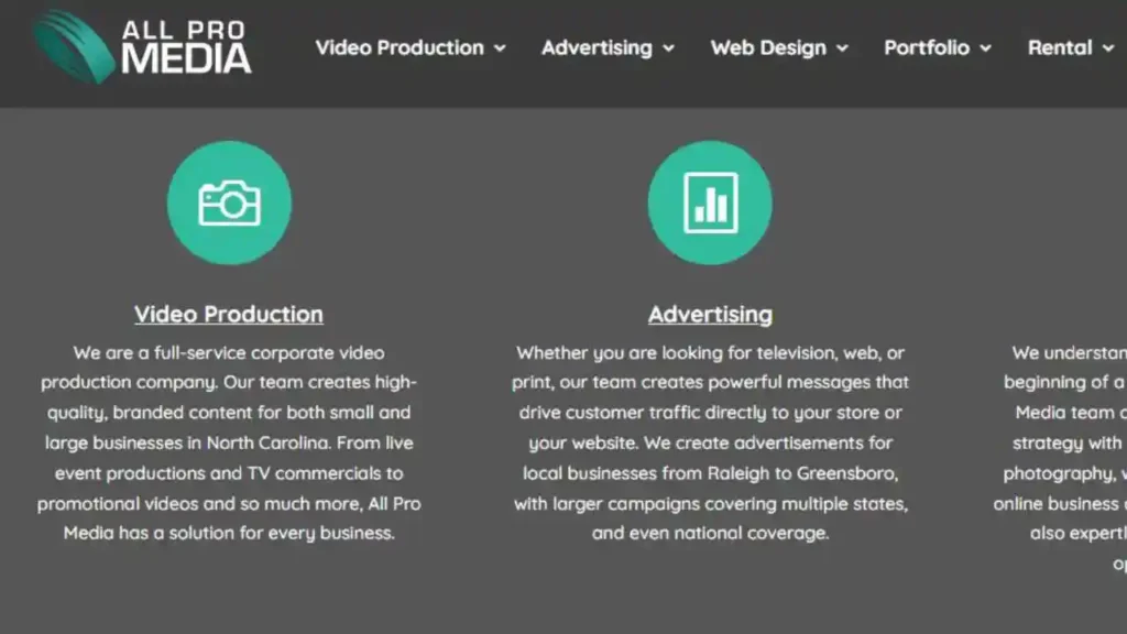 All Pro Media – Large-Scale Corporate Video Support for the Triangle
