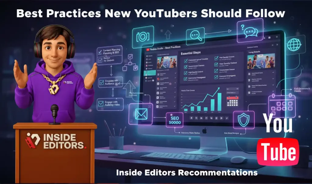 Best practices new creators should follow when learning how to upload a video to YouTube.