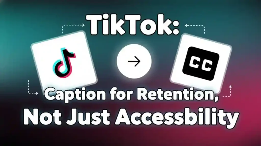Adding engaging captions during video editing for better retention.