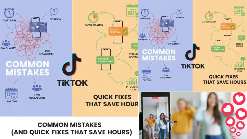 Editor correcting common timeline mistakes in video editing.