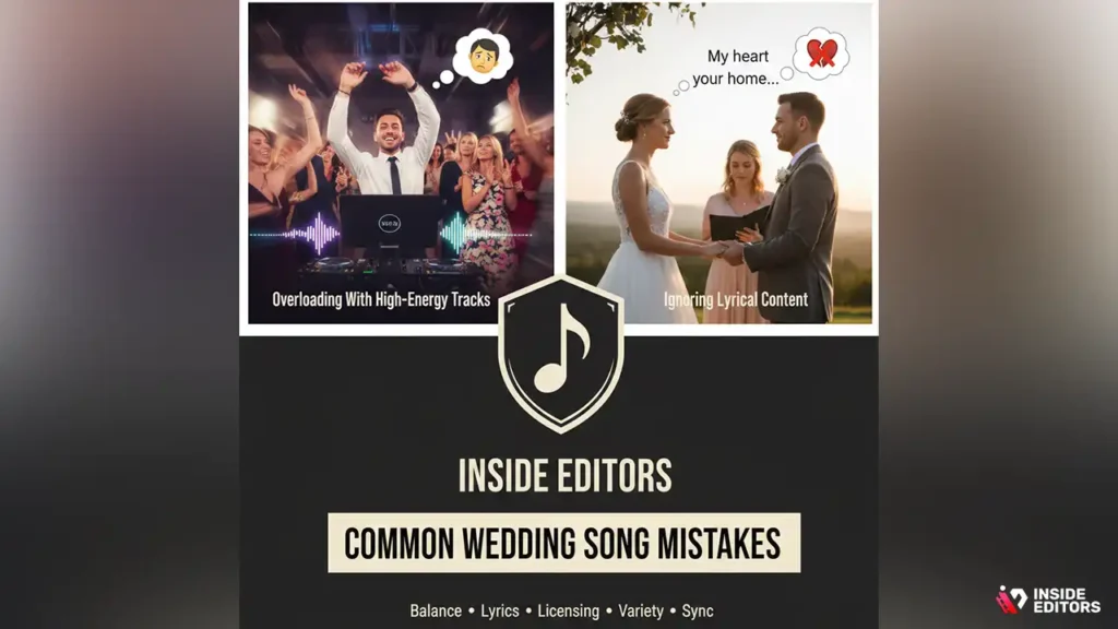 Common Errors in Choosing Upbeat Wedding Songs