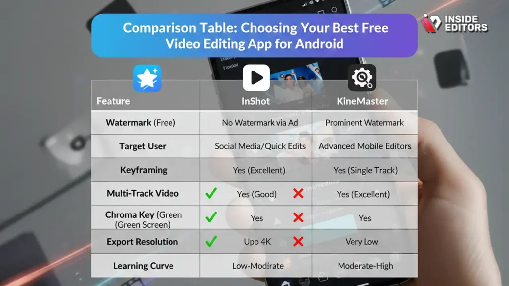 Choosing Your Best Free Video Editing App for Android