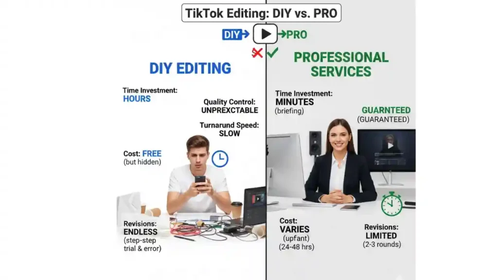 Comparison: DIY Editing vs. Professional Services