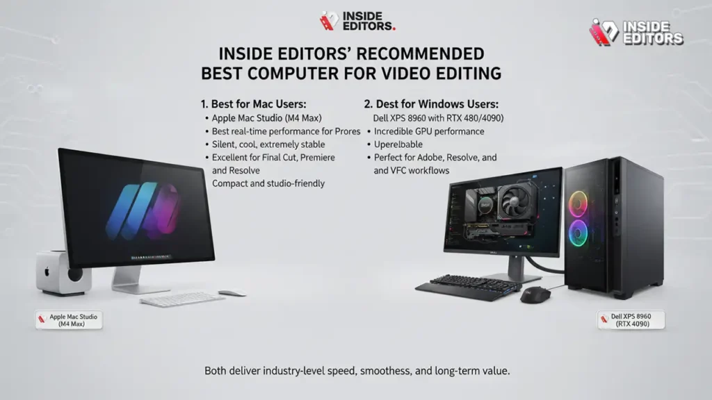 Recommended Best Computer for Video Editing