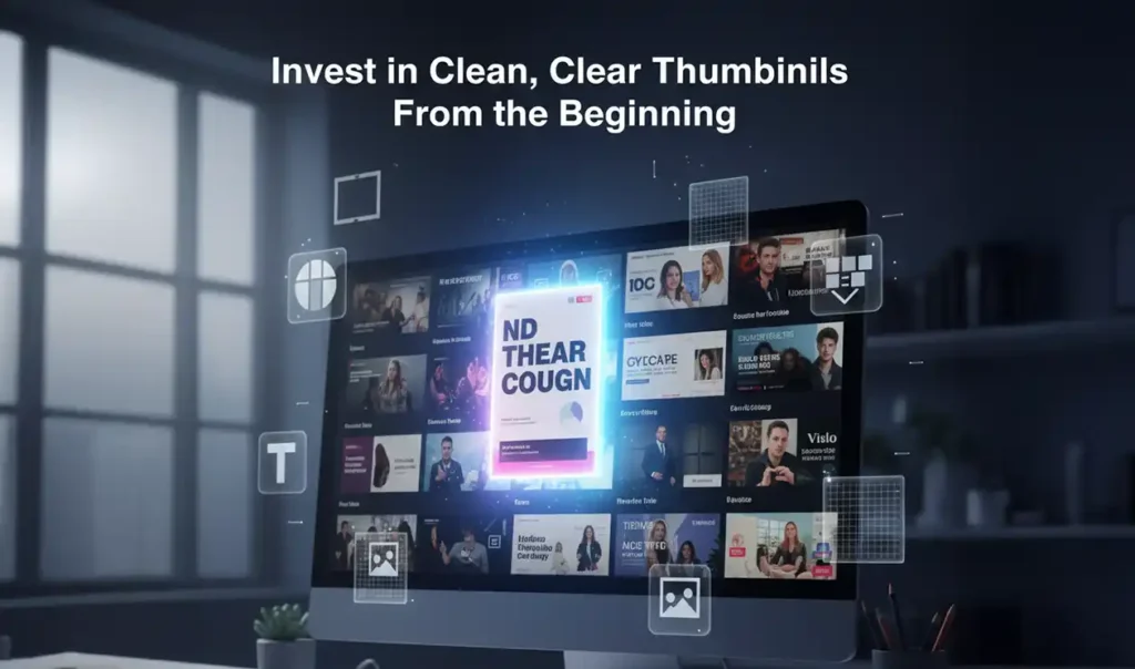 Investing in clean, clear thumbnails is essential when learning how to upload a video to YouTube.