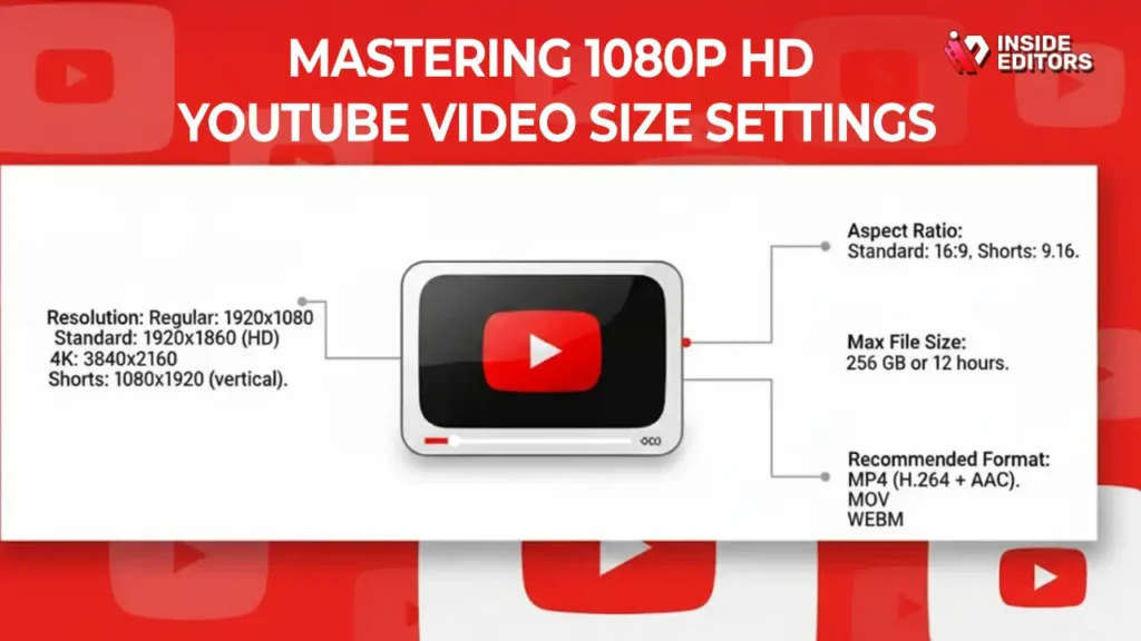 Mastering 1080p HD YouTube Video Size Settings