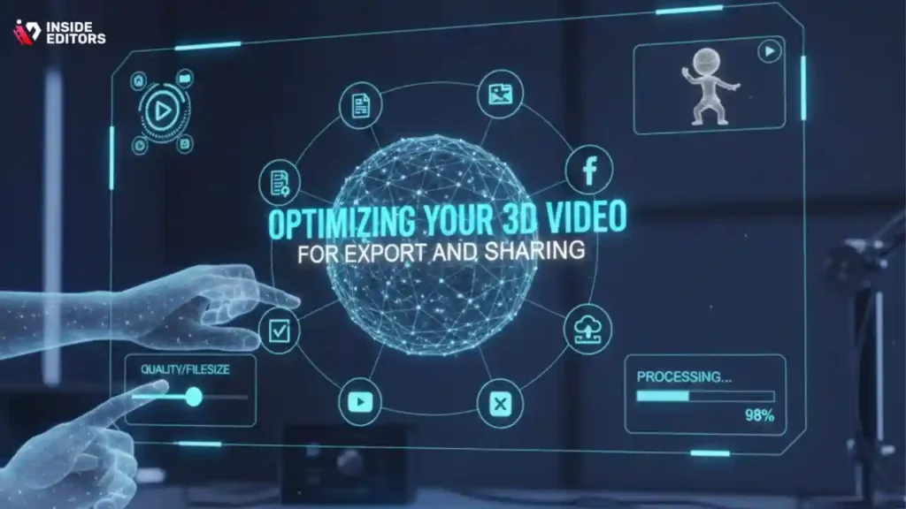 Optimizing Your 3D Video for Export and Sharing