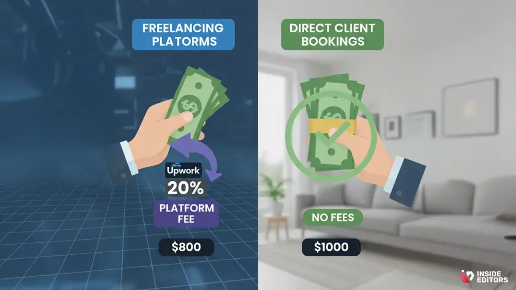 Pricing: Freelance platforms vs direct clients