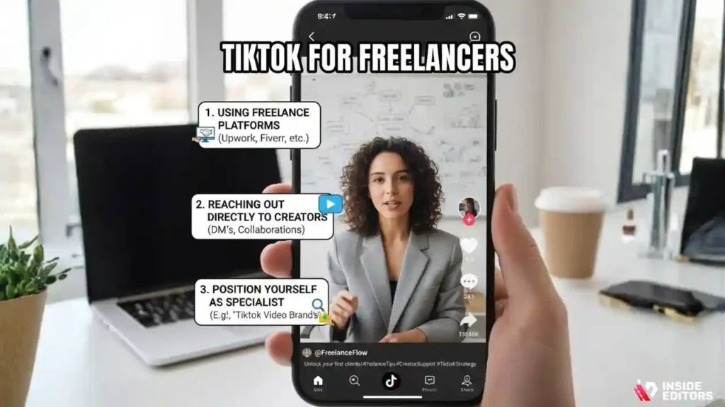 A video editor reaching out directly to TikTok creators for editing support.