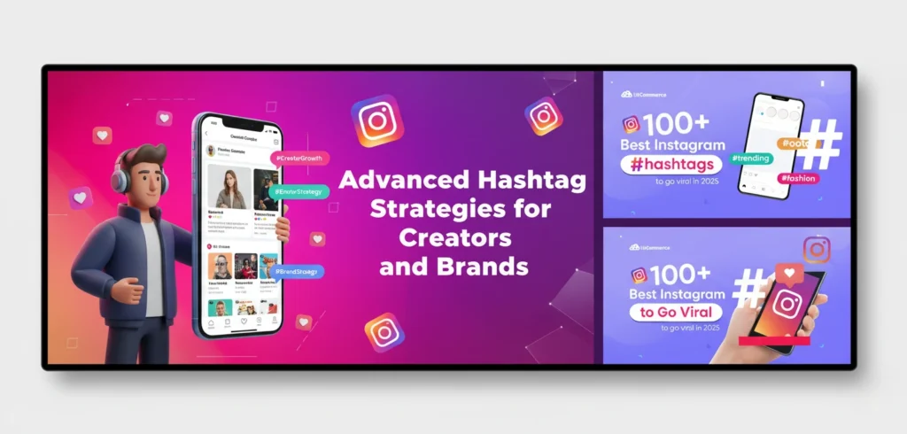Social media expert using advanced hashtag strategies for creators and brands.