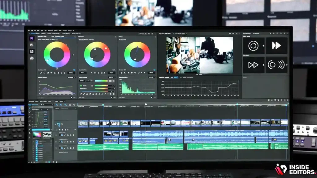 An editor applying technical precision to elevate the quality of a corporate video.