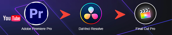 A Mac creator comparing the best video editing software for YouTube in 2026 on a sleek workspace setup.