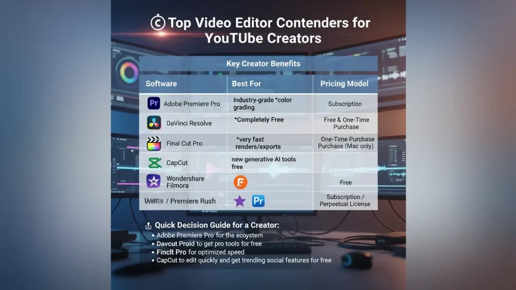 Top contenders and why creators love them
