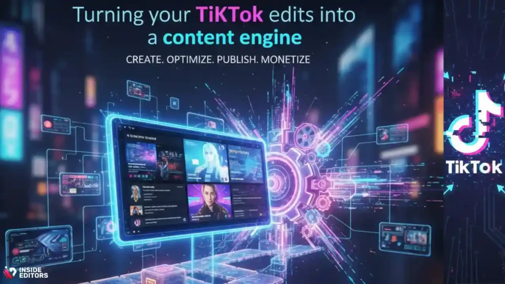 Creator batch producing multiple TikTok video editing projects.