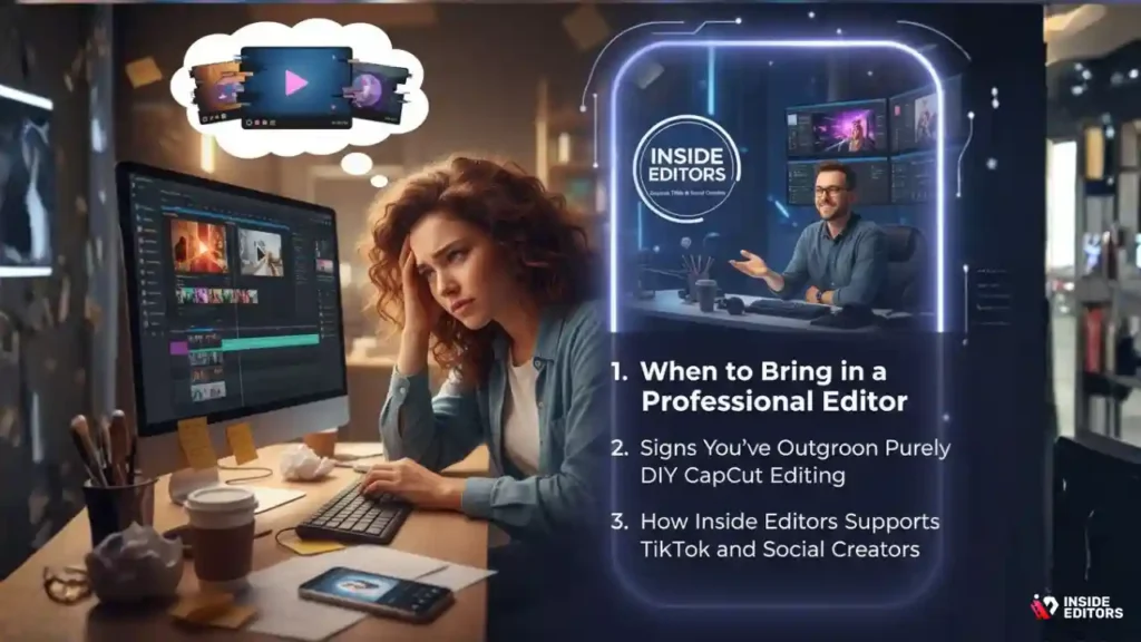 Considering hiring a professional video editor for TikTok content.