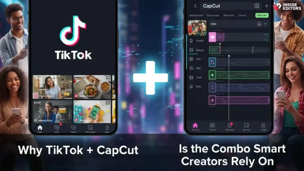 Smart creators using CapCut and TikTok together for powerful results.