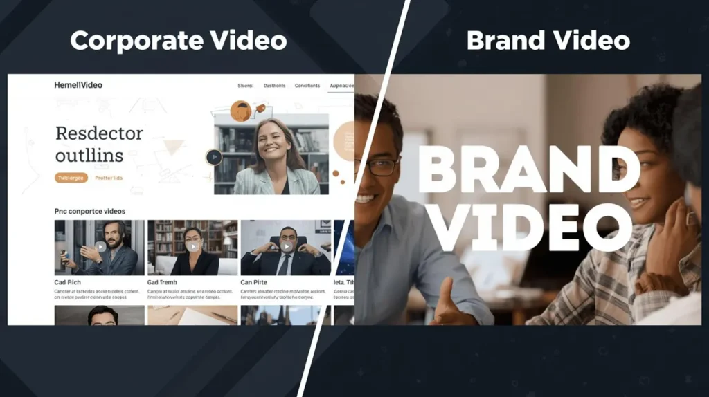 A marketing strategist reviewing a corporate campaign created through a Brampton corporate video editing service.