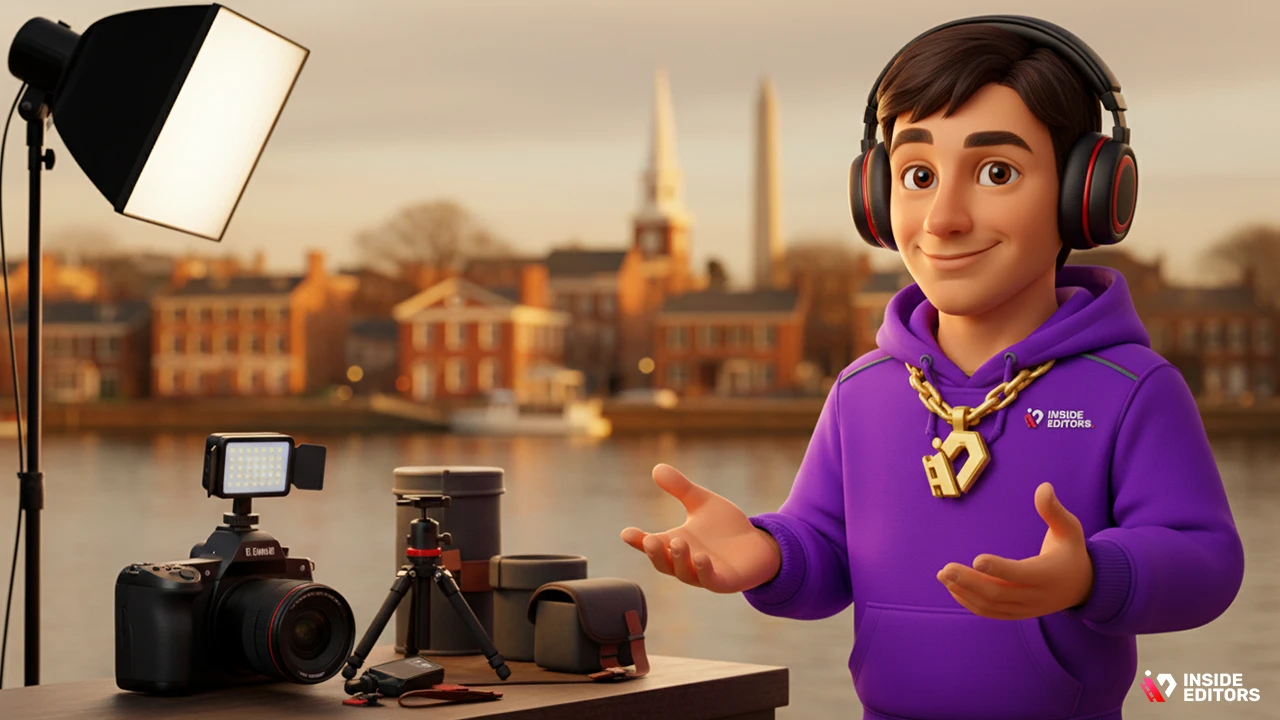 Professional studio setup for product Videographers in Alexandria, VA