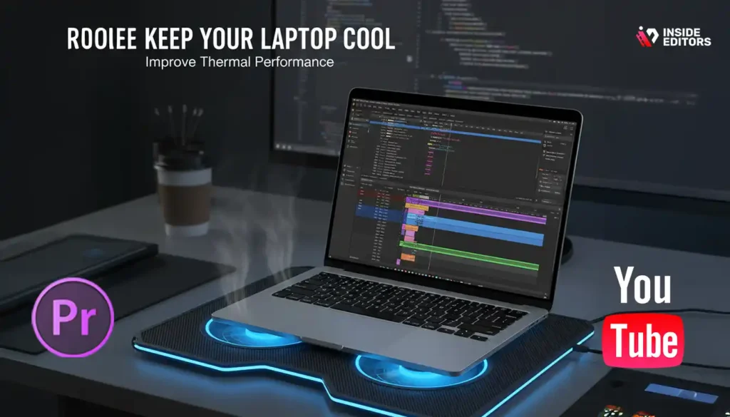 A creator applying smart workflow tips to improve the best budget laptop for YouTube video editing performance.