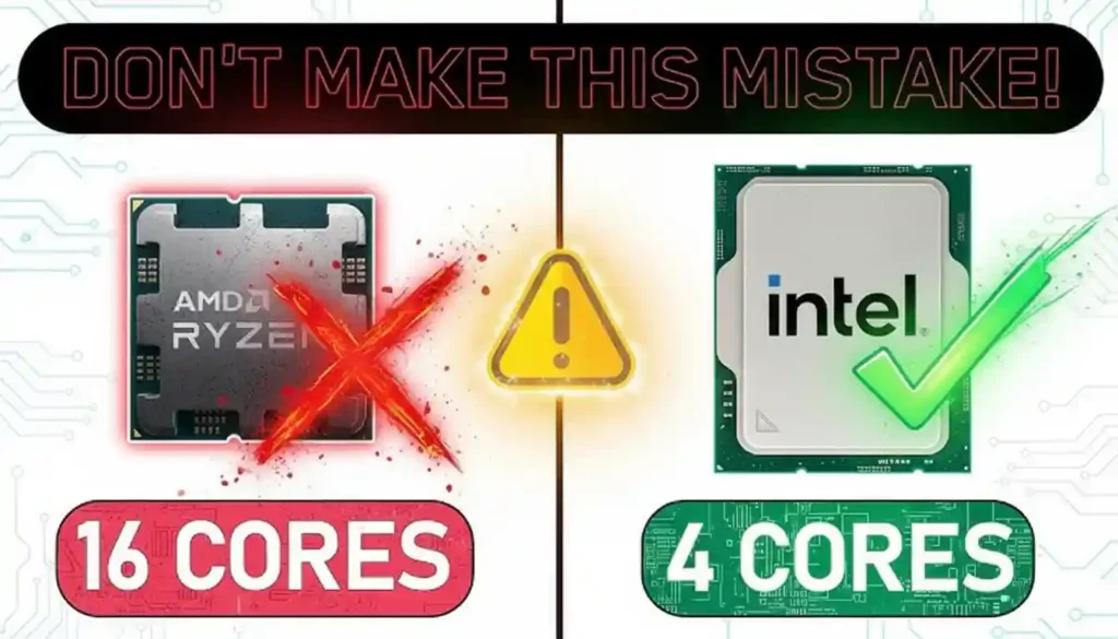 Common mistakes to avoid when selecting the best CPU for YouTube video editing.