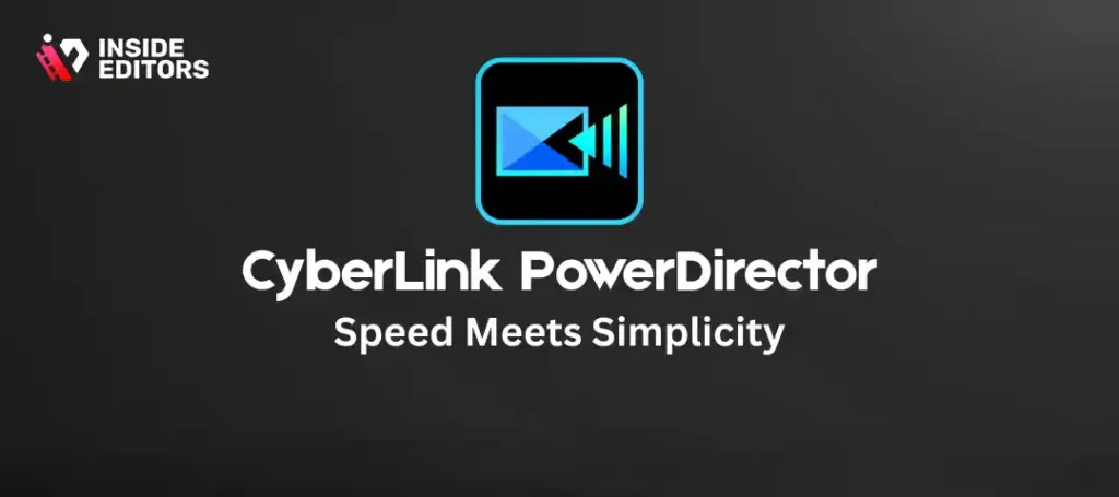 CyberLink PowerDirector interface for quick wedding video editing.