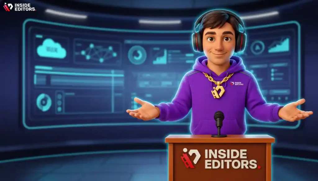 A sleek corporate video transitioning from a standard screen to a large, high-definition cinematic display, symbolizing the ability to elevate your corporate videos with confidence in 2026.