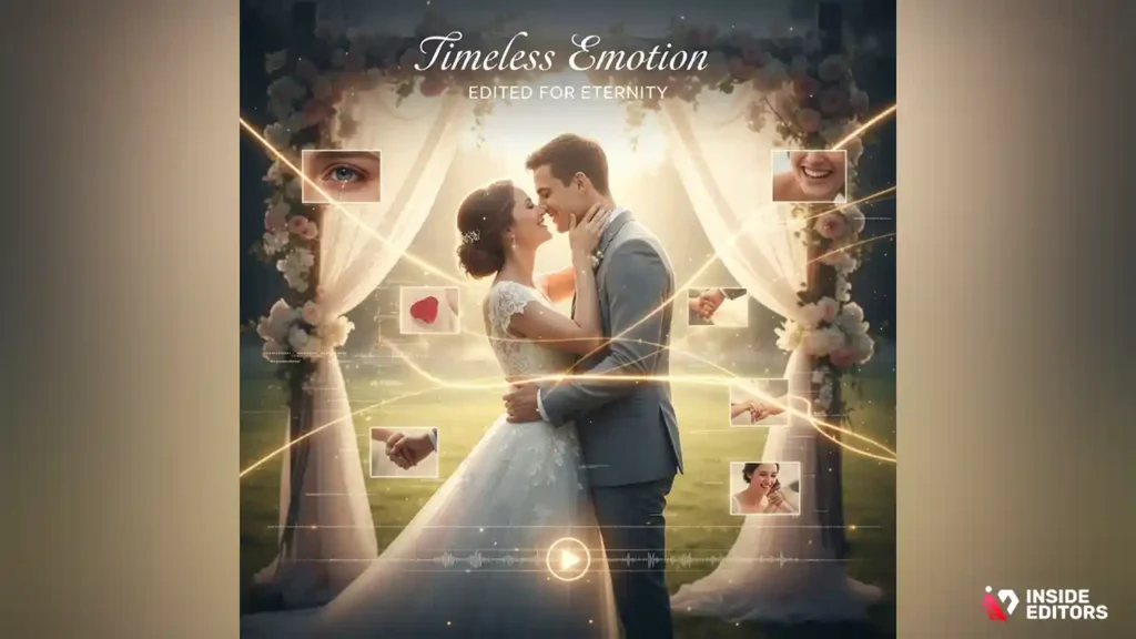 A wedding video editing company crafting emotional moments into a powerful story.