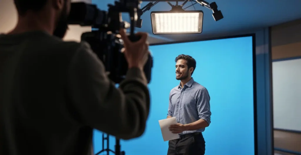 Video editor transforming raw footage into impactful content.