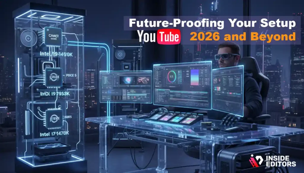 Future-proofing a creative workspace with the best CPU for YouTube video editing.