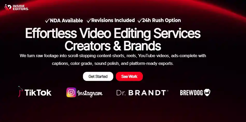 A professional video editor from Inside Editors enhancing corporate footage for clients near Caledon.