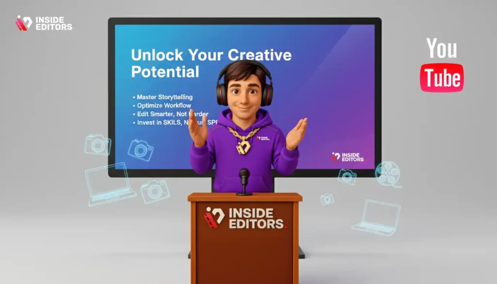Inside Editors sharing practical tips for creators taking a YouTube Video Editing Course on a budget.