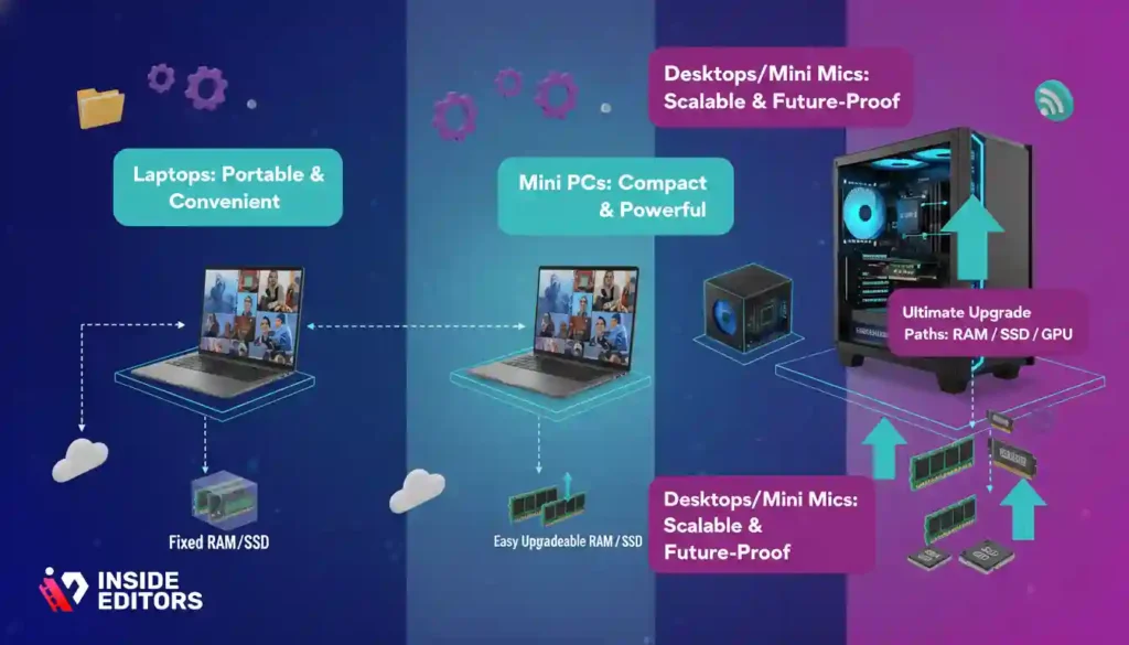 Consider long-term usage and upgrade possibilities when choosing a $500 YouTube editing computer.