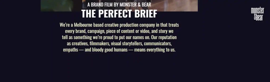 Directors reviewing footage on set at Monster & Bear video production.