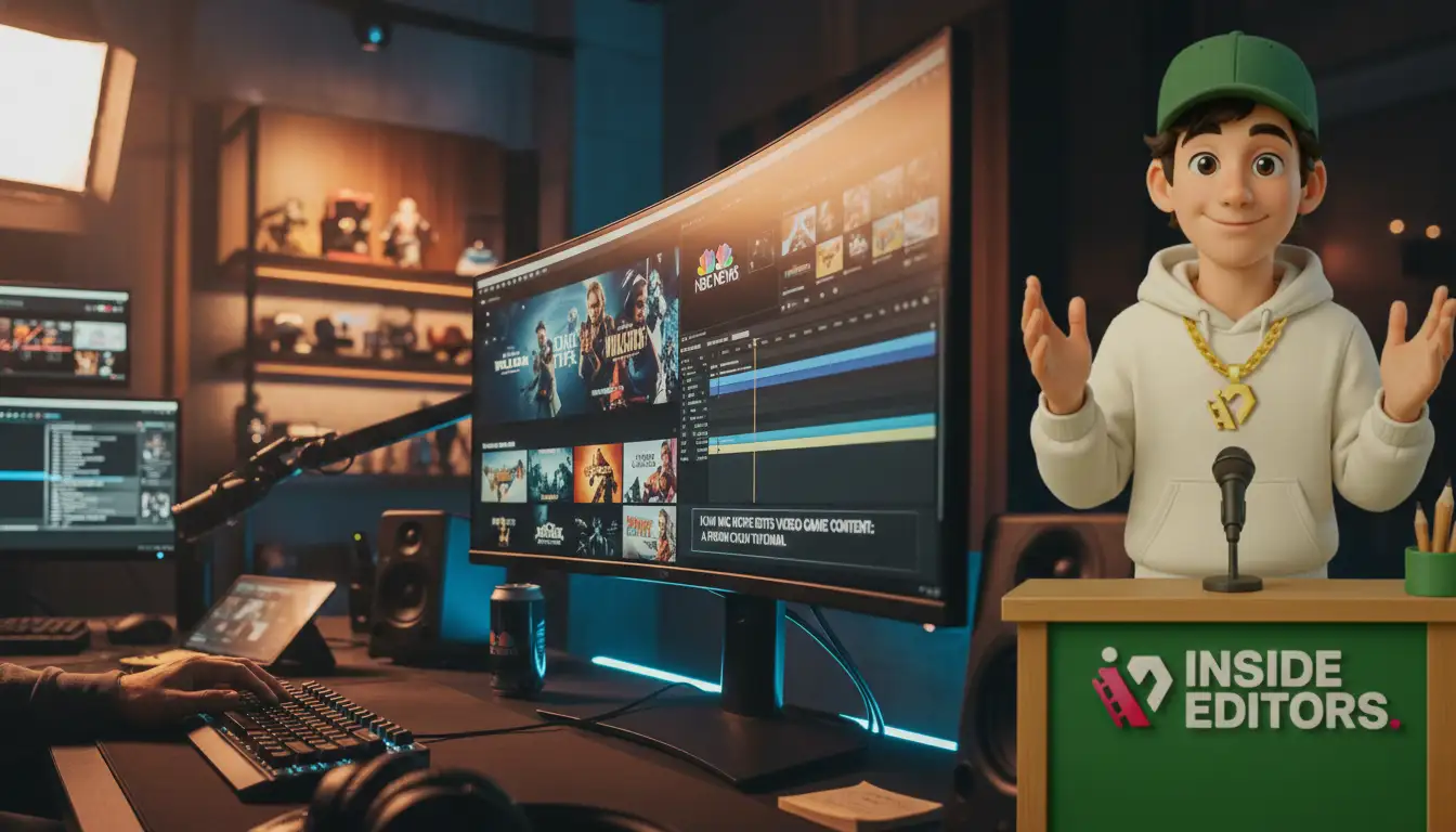 How NBC News Edit Video Gaming Footage: A Production Tutorial