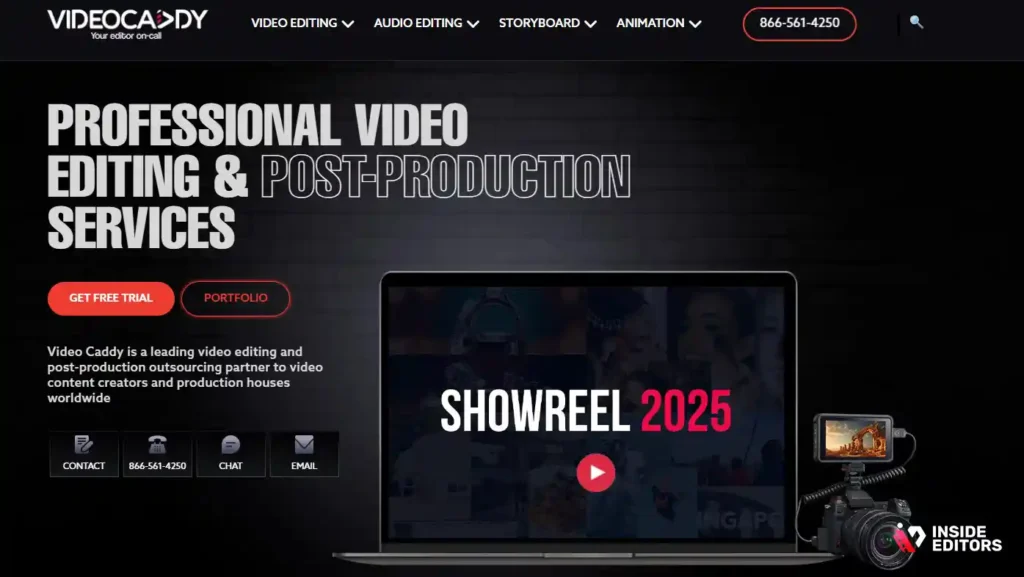 Cinematic editors working at a premium wedding video editing company.