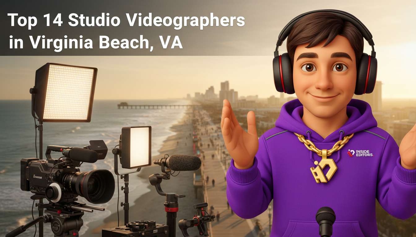 Professional studio setup for Videographers in Virginia Beach, VA