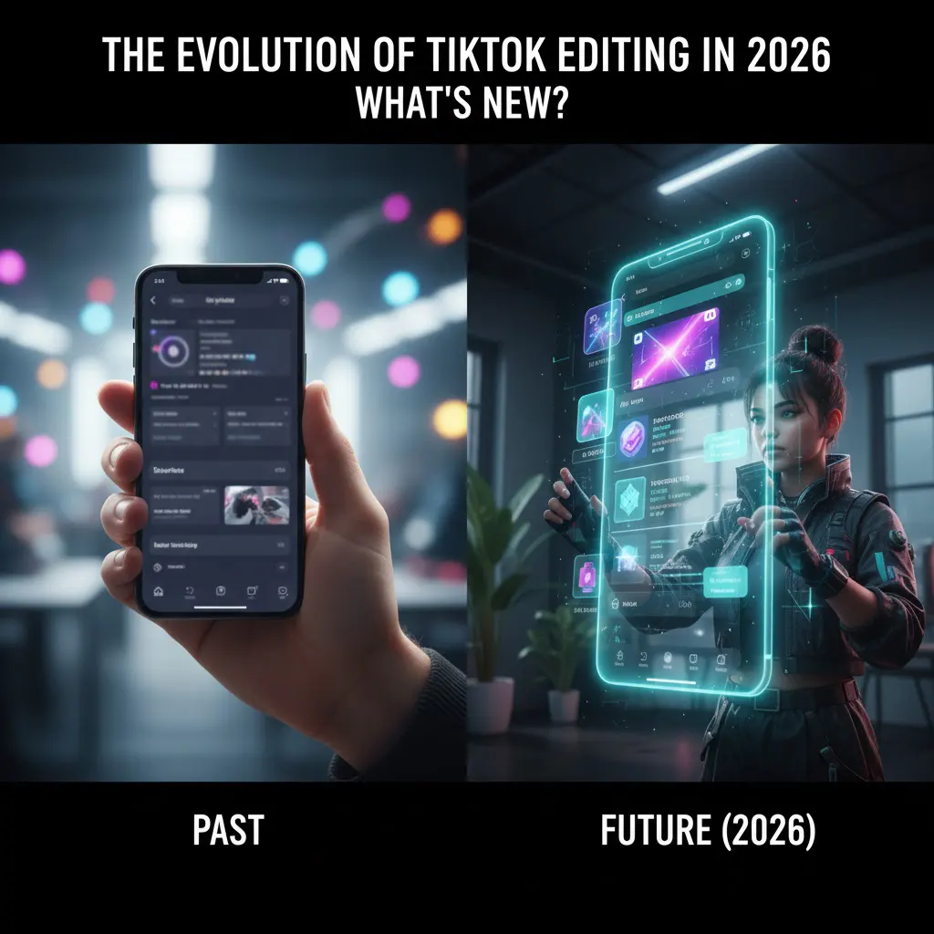 Exploring new 2026 features inside a TikTok video editing app.
