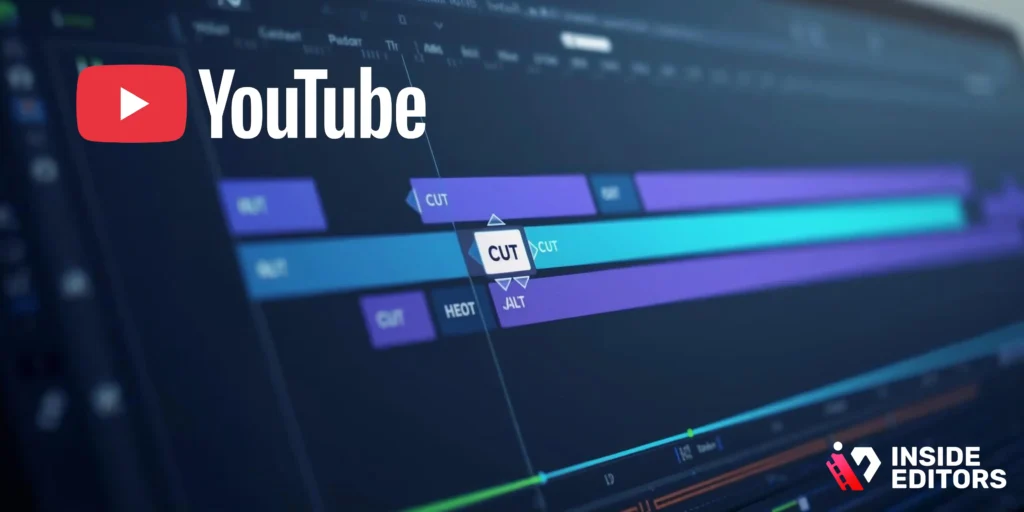 A YouTuber demonstrating the best practices for YouTube video editing workflows to save time.
