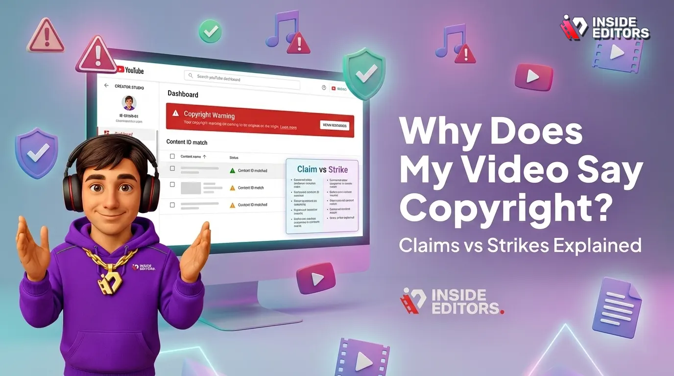 Copyright Claim vs. Strike: Understanding Why Does My Video Say Copyright